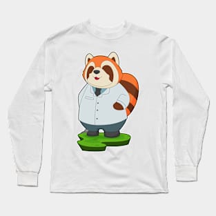 Red Panda Doctor Long Sleeve T-Shirt